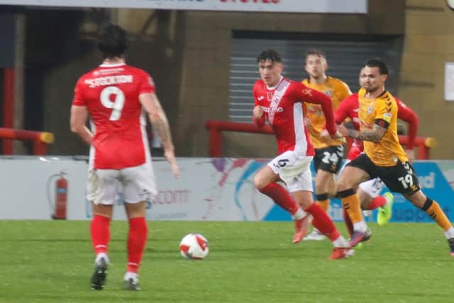 Morecambe utilised a different formation against Newport County AFC
