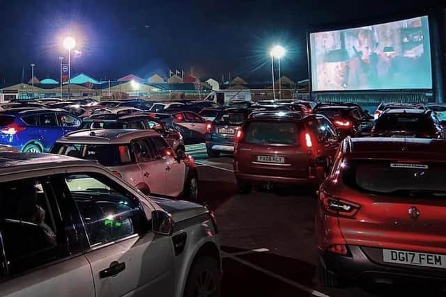 Morecambe drive-in cinema is back in time for Christmas with Christmas movies on offer.