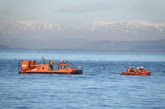 Morecambe RNLI teams were called out to Silverdale on Sunday. Photo: Morecambe RNLI