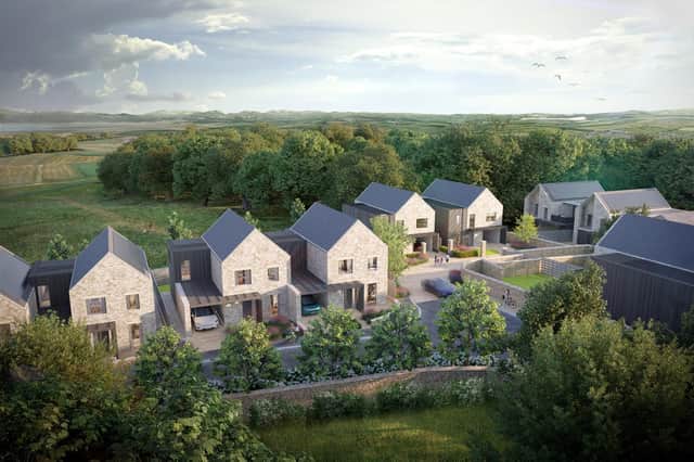 How the homes at Stone Row Head might look.