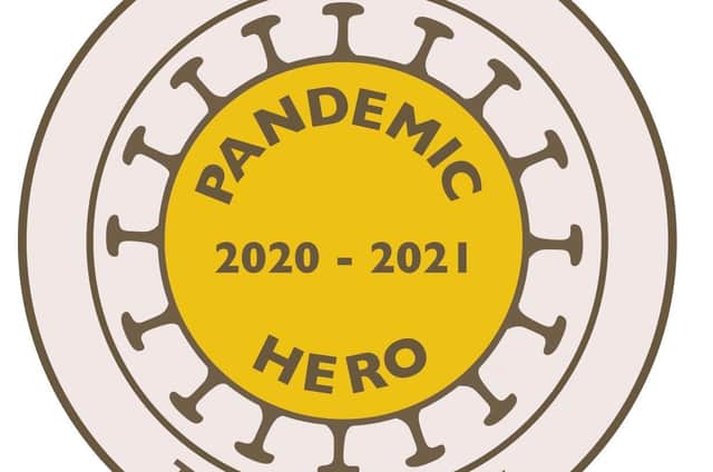 The pandemic hero medal.