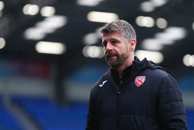 Morecambe manager Stephen Robinson Picture: Jack Taylor