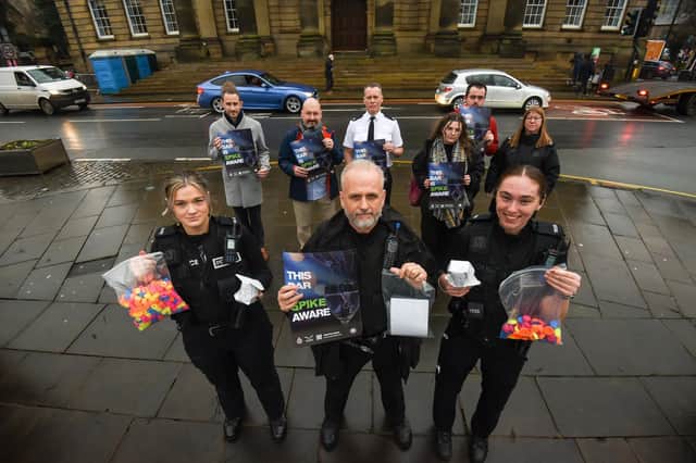 Police and venue representatives backing Operation Nightguardian in Lancaster to protect pub and club goers from drink spiking.
