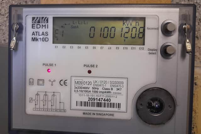 The meter passes the 1,000,000 kWh mark.
