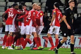 Morecambe's players are looking for three points on Sunday