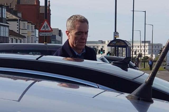 James Nesbitt was spotted in Morecambe filming for new Netflix drama Stay Close, which airs from New Year's Eve. Photo: Jane Dickinson Patel