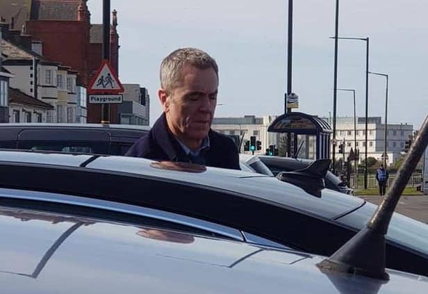 James Nesbitt was spotted during filming in Morecambe earlier this year by Jane Dickinson Patel.