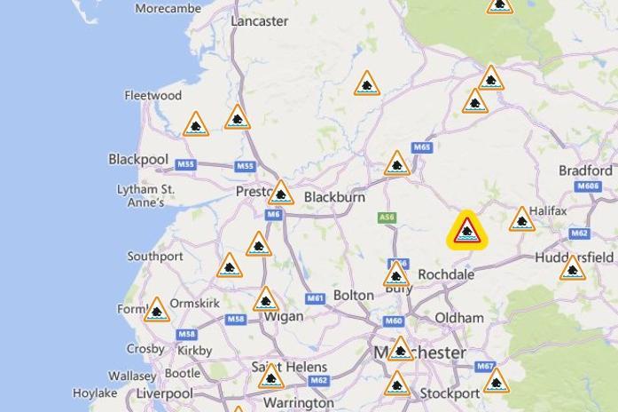 Lancashire flooding: These are the flood alerts and warnings still in ...