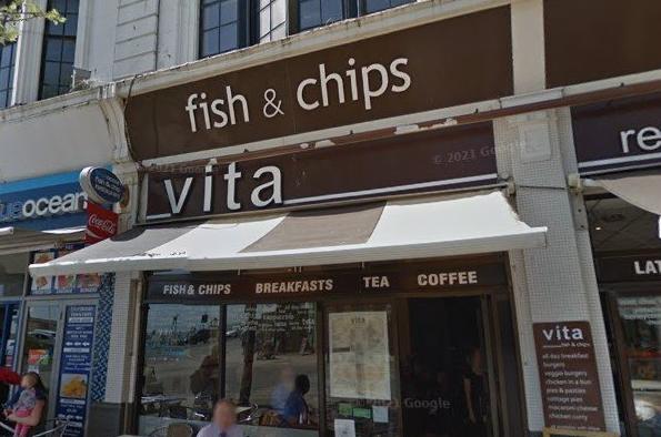 Café Vita in South Street is placed at number seven in the list of best fish and chip restaurants in Worthing. Photo: Google Street View