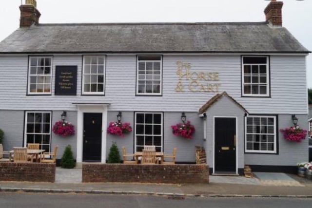 The Horse and Cart in Peasmarsh has a good selection of beers to sample. SUS-220121-105207001