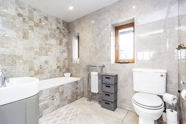 One of the bathrooms at the property on Draycombe Drive. Picture by Farrell Heyworth.