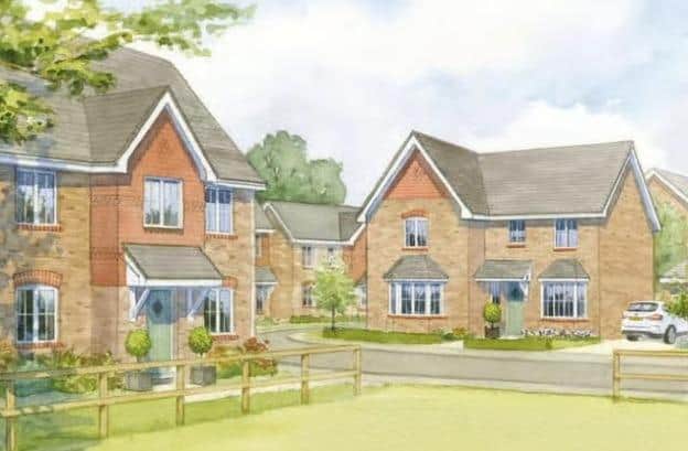 An artist's impression of how some of the homes might look. Photo: Bellway Homes