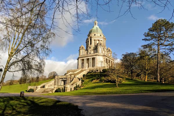 The Ashton Memorial will be lit up in blue on October 10.
