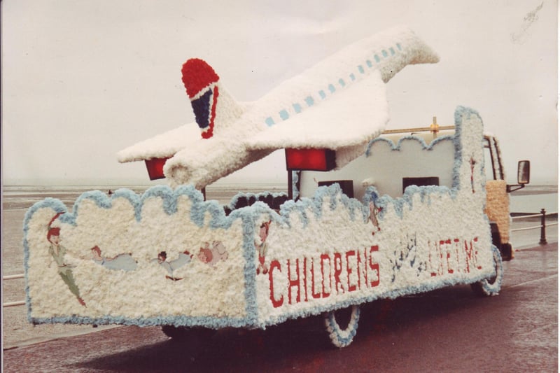 Thanks to Wally and Sheila Woodhouse for this picture of a Children's Holiday of a Lifetime float at a Morecambe Carnival in times past.