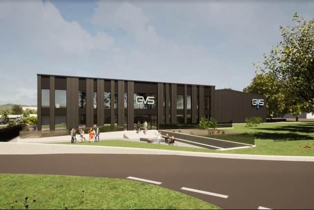 An artist's impression of how the £10m new office and manufacturing facility for GVS Filter Technology UK Ltd will look.