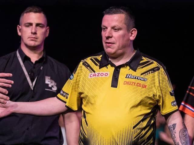 Dave Chisnall is among those players competing in the Mr Vegas Grand Slam of Darts Picture: Taylor Lanning/PDC