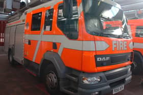 Firefighters tackled a house fire in Morecambe.