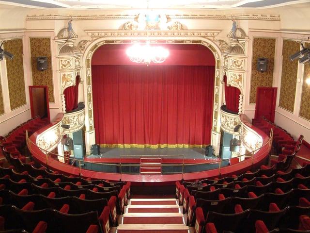 Inside the Grand Theatre.