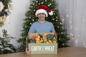 James Eid with one of the new Christmas boxes.
