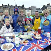 Members of Soroptimist International of Morecambe and Heysham at the Jubilee street party record attempt on Morecambe promenade in 2012.
