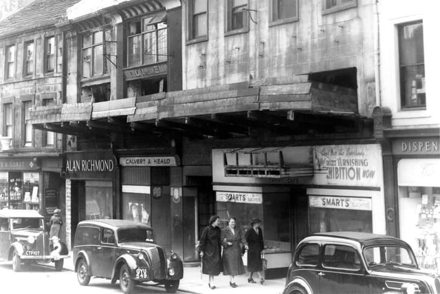 Empty shops in Market Street in the Forties as well as Bate & Gorst.