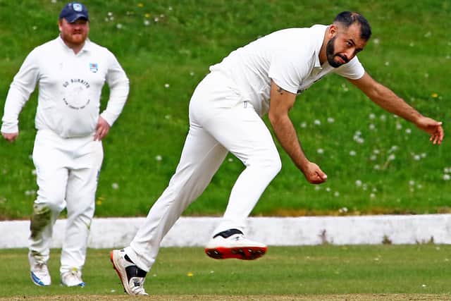 Irfan Qayyum took five wickets in Lancaster's weekend win Picture: Tony North