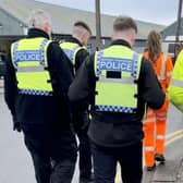 The 'day of action' as officers carry out inspections in Lancaster and Morecambe.