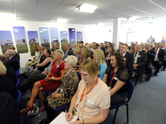 The official opening of the new visitor centre at Heysham Power Stations.
