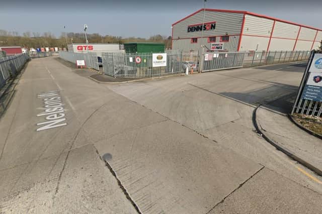 Firefighters went to the scene of a fire at a commercial building on Nelsons Way, Lancaster. Picture from Google Street View.