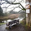 The riverside bench close to where Nicola was last seen became a focal point for the investigation. It was where Nicola Bulley's phone was found with her dog close-by Photo: Asadour Guzelian