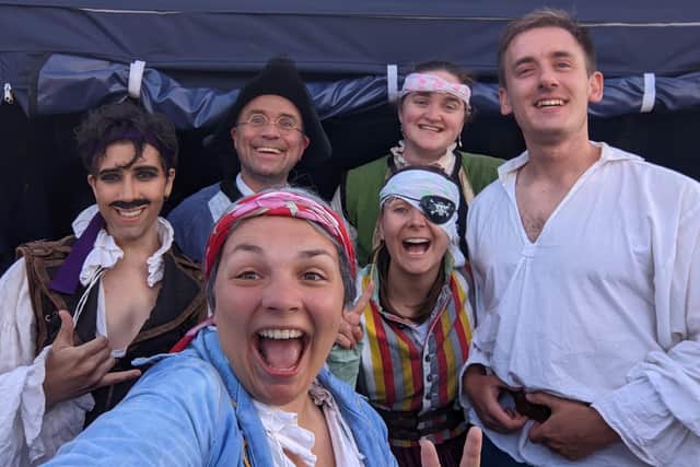 Illyria Outdoor Theatre perform The Pirates of Penzance at the The Richard Whiteley Theatre in Giggleswick this summer.