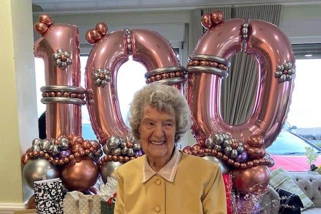 Sylvia Mace recently celebrated her 100th birthday.
