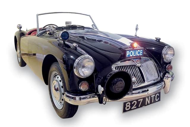 The 1960 MGA Roadster which can be seen at The Lakeland Motor Museum in Cumbria. 