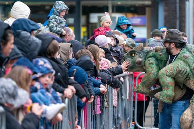 Dinosaurs will be roaming the streets of Lancaster city centre.