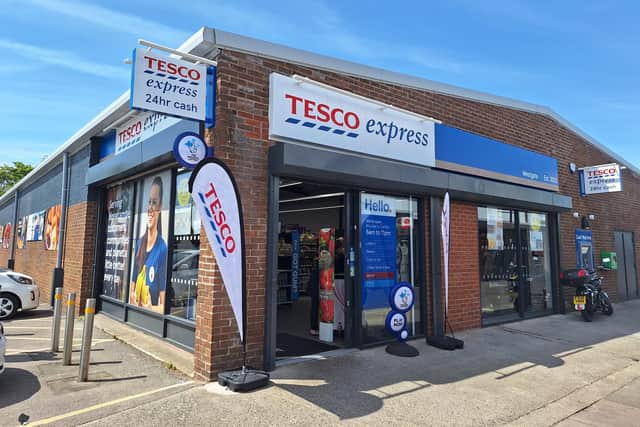 The new Tesco Express in Westgate shopping precinct.