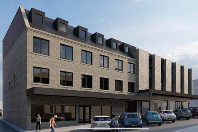 A previously released image of how the new student flats could look.