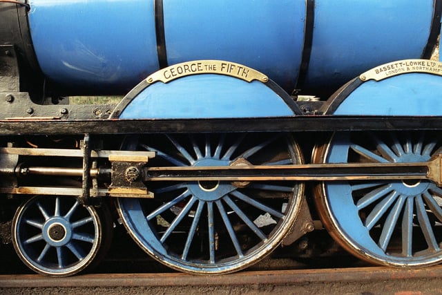 The George V engine at Steamtown, Carnforth (1998).