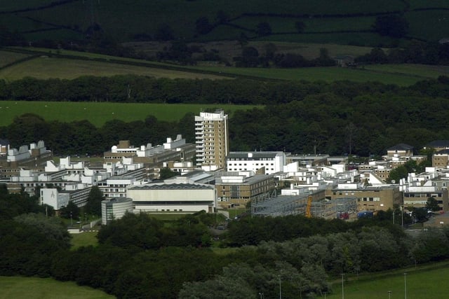 This Lancaster University aerial picture was taken in 2002.