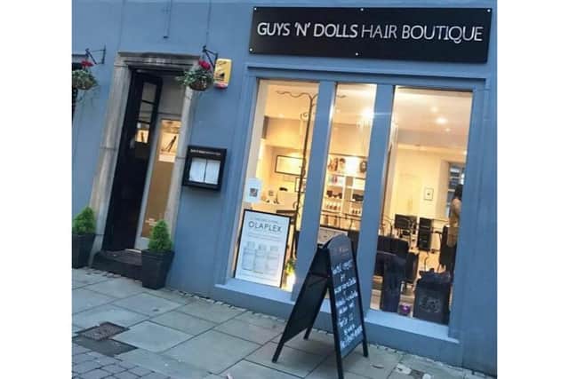 Guys 'N' Dolls hair boutique in Church Street, Lancaster.