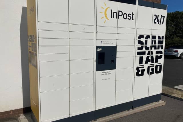 InPost lockers elsewhere in Hartlepool.