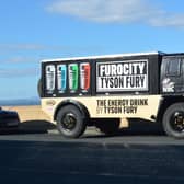The Furocity truck was spotted by Morecambe resident Graham Cunnington while he was out for a walk last weekend.