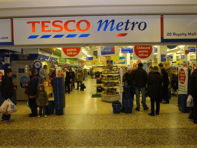 Tesco Metro in the Arndale in 2010.