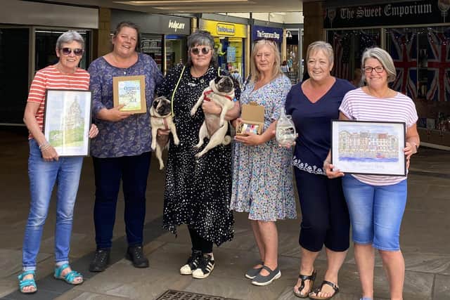 Some of the Makers who will be opening a shop in Marketgate, from left: Myra Weir, Jan Beal, Meet the Makers founder; Colette Halstead, Gilly Forrester, Diane Clarke and Jane Pullen.
