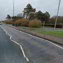 Police closed Coastal Road in Morecambe after a collision.