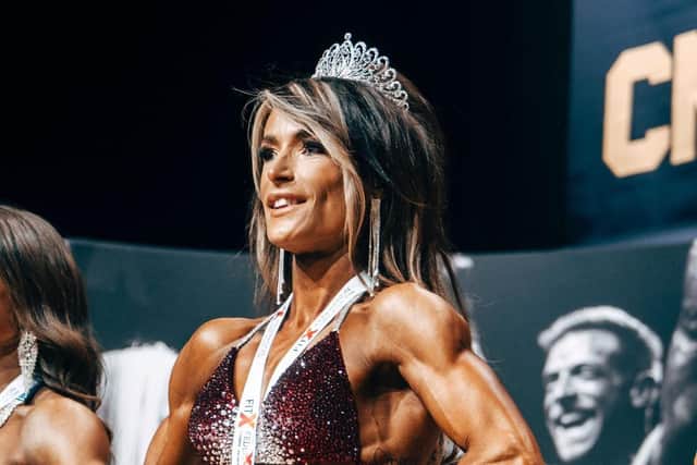 Jodie Flynn from Lancaster who won big at two bodybuilding competitions.
