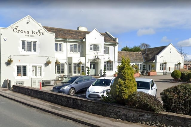 The Cross Keys at Slyne is a large friendly pub with a sheltered outdoor seating area. Their wide choice of menus includes one for young guests.