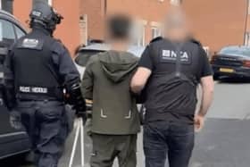 A man arrested by the National Crime Agency in Preston on Sunday has been charged with organising cross-Channel small boat crossings. Picture from the National Crime Agency.
