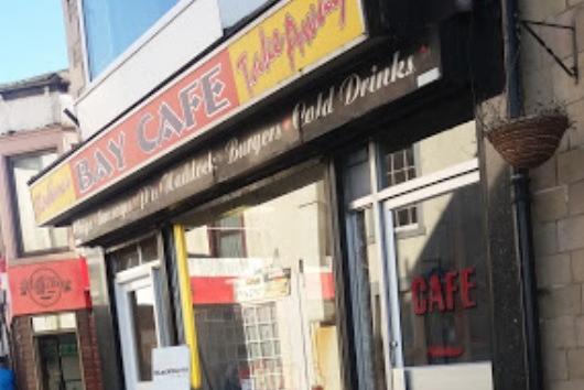 Bay Cafe at The Crescent, Queen Street, Morecambe, has a current 5 star rating.