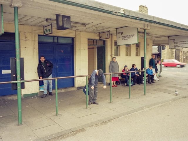 Remembering Lancaster's old bus station which was due for demolition in 2000. Photo by D J Clark.