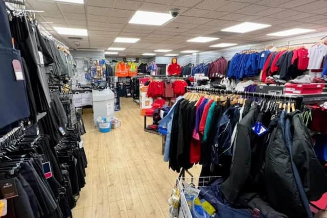 The Uniform and Leisurewear shop supplies school uniforms for the majority of schools in Lancaster and Morecambe.